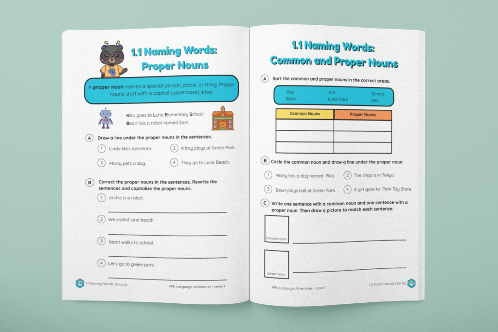 Piko Pika Kidz: Language Adventures Level 1 Interior Pages