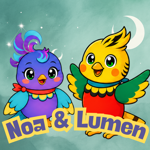 Meet the KiDZ noa & lumen character page